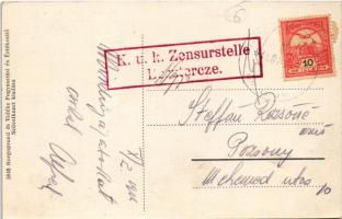 1916 Borgóprund, Borgó-Prund, Prundu Bargaului; Községháza. Fogyasztási szövetkezet kiadása / Gemein...