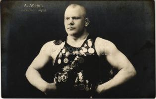 Aleksander Aberg észt birkózó világbajnok / Estonian professional Greco-Roman and free-style wrestling world champion (fl)