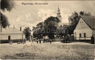 1921 Nagyrozvágy, Fő utca, templom (EK)