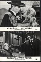 cca 1969 ,,Hé barátom, itt van Sabata" című olasz westernfilm jelenetei és szereplői, 13 db vin...