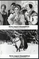 cca 1974 ,,Három mogyoró Hamupipőkének" című csehszlovák - német mesefilm jelenetei és szereplő...