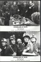 cca 1972 ,,Hárommilliárd lift nélkül" című francia - olasz film jelenetei és szereplői, 21 db v...