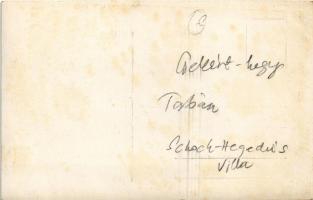 Budapest I. Tabán, Gellért-hegy, Schoch-Hegedüs-villa. Orom utca 4