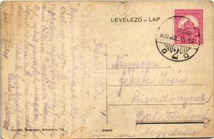 1929 Budapest III. Óbuda, Kisfaludy színház, belső (kopott sarkak / worn corners)