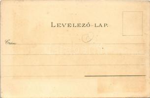 Budapest I. Buda, Királyi vár észak felől. Kuenstlerpostkarte No. 2304. von Ottmar Zieher. litho s: ...