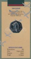 Nagy-Britannia 1994. 50 Pence Cu-Ni "A D-nap 50. véfordulója" karton dísztokban, tájékozta...