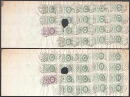 cca 1934 12 db váltó számos váltóilleték bélyeggel