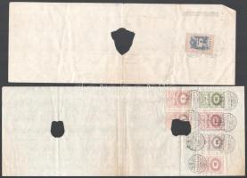 cca 1934 12 db váltó számos váltóilleték bélyeggel