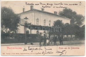 1900 Dornesti, Hadikfalva (Bukovina, Bukowina); Bahnstation / railway station (EB)