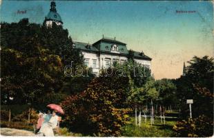 1911 Arad, Salacz park, Csanádi palota / park, palace (fl)