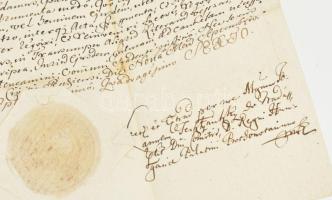 1706 gróf Pálffy János (1664-1751) nádor kiváltságokat megerősítő levele Vásonyi Kovács György részé...