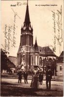 1906 Arad, az új evangélikus templom. Kerpel Izsó kiadása / the new Lutheran church