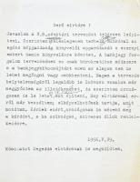 1955-56 Vas Zoltán (1903-1983) író 56-os államminiszter, forradalom előtti és alatti irat hagyatéka....