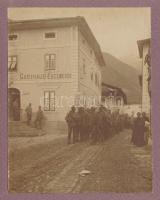 cca 1914-1918 Olasz front, fényképalbum 30 db fotóval, közte Conrad von Hötzendorf vezérkari főnök, ...