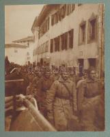 cca 1914-1918 Olasz front, fényképalbum 30 db fotóval, közte Conrad von Hötzendorf vezérkari főnök, ...