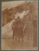 cca 1914-1918 Olasz front, fényképalbum 30 db fotóval, közte Conrad von Hötzendorf vezérkari főnök, ...