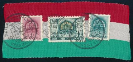 1940 Nemzeti színű szalag Szilágysomlyó visszatért bélyegzéssel