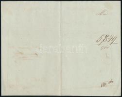 1860 Kézbesítési ív / Delivery certificate