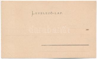 Keszthely, Balaton-fürdői sétány kerékpárosokkal. Vasvári József kiadása