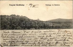 1905 Fonyód, Várhegy és Balaton. Tényi Lajos kiadása (EK)