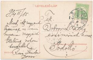 1914 Kassa, Kosice; Fő utca, gyógyszertár, Gutfreund Samu üzlete / main street, pharmacy, shops (sza...