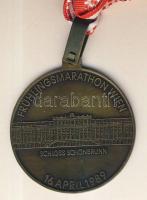 Ausztria 1989. "Tavaszi maraton - Bécs" érdemérem T:2 szalagon