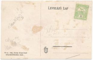 Arad, Újarad, Új-Arad, Aradul Nou; Báró Nopcsa féle tündérkert, vendéglő terasza vendégekkel és zene...