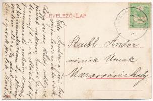 1908 Bélapataka, Valaszka-Bella, Valaská Belá; szlovák népviselet / Slovak folklore (fl)