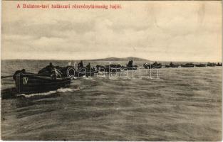 Balaton, Balaton-tavi halászati részvénytársaság hajói. Mérei Ignác 625. 1909.