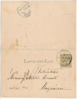 1905 Herkulesfürdő, Baile Herculane; 2-részes kinyitható panorámalap / 2-tiled folding panoramacard ...