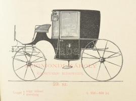 cca 1890 Zsigmondi Károly kocsigyáros Budapesten Képes kocsi katalógus 32 oldalon. Bp., é.n. Pallas....