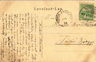 1907 Körmöcbánya, Kremnitz, Kremnica; Vártemplom. Ritter Lipót J. kiadása / castle church (EB)