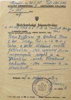 1944-1947 Reiss Zoltán (1877-1945) építész (Corvin áruházat az ő tervei alapján építették) és felesé...