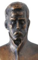 Ujfalussy József (1920-2010) zenetörténész 2006-ban megkapott Hazám-díja. Bronz József Attila alak, ...