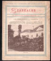 1898 Szarkaláb, Annanapi ünnepi kiadás, 1898. júl. 26. Fekete-fehér képekkel illusztrálva. Nemzetiszínű zsinórral fűzve, 8 p. (Ritka!)