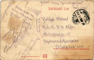 1917 Busóc, Busocz, Busovce; látkép / general view (fa)