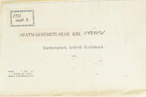 1901 Országgyűlési meghívó. Ferenc József (1830-1916) király és Széll Kálmán (1843-1915) miniszterel...