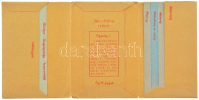 Budapest ~1944. "Kombinált vásárlásikönyv tárca", kitöltetlen, benne tésztajegy (4db), zsi...