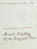 1846 Fekésházy Mihály (?-1848) tokaji uradalmi ügyvéd (Fekésházy-alapítvány) levele Pestre, Báró Eöt...