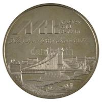 DN "Gróf Széchenyi István / MHB Magyar Hitelbank Rt" jelzett Ag emlékérem (34,59g/0.835/42...