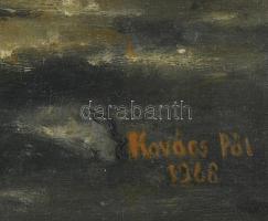 Kovács Pál jelzéssel: Erdő. Olaj, vászon. 60x80 cm. Dekoratív fakeretben