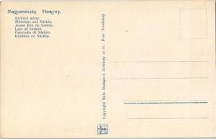 Sárközi leány, magyar folklór / Hungarian folklore from Sárköz. Photo Munkácsy