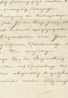 VÉDETT!! / 
PROTECTED NO EXPORT 1868 Ferenc József (1830-1916) király levele Lónyay Menyhért (1822-...