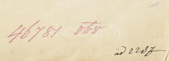 VÉDETT!! / 
PROTECTED NO EXPORT 1868 Ferenc József (1830-1916) király levele Lónyay Menyhért (1822-...