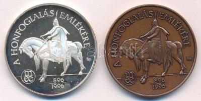 Fritz Mihály (1947-) 1996. "MÉE Budapest - A honfoglalás napja " peremen "SZG" j...