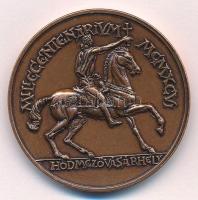 1996. Millecentenárium - Szent István - Hódmezővásárhely bronz emlékérem (42,5mm) T:UNC