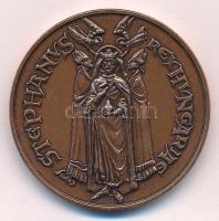1996. "Millecentenárium - Szent István - Hódmezővásárhely" bronz emlékérem (42,5mm) T:UNC