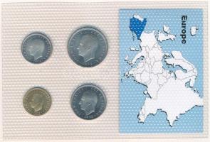 Spanyolország 1975. 1P-50P (4xklf) vákuumcsomagolt forgalmi összeállítás T:UNC 
Spain 1975. 1 Peset...