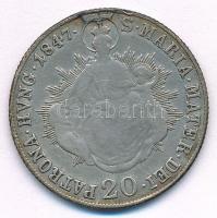1847B 20kr Ag "V. Ferdinánd" T:F fülnyom
Hungary 1847B 20 Kreuzer Ag "Ferdinand V&qu...