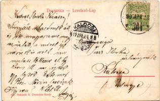 1907 Sunja, Kolodvor / vasútállomás, vonat, gőzmozdony / railway station, locomotive, train (fl)